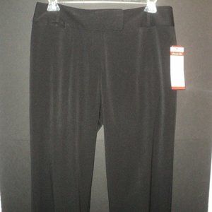 New Rafaella Pants Black Size 14 Easy Care Stretch